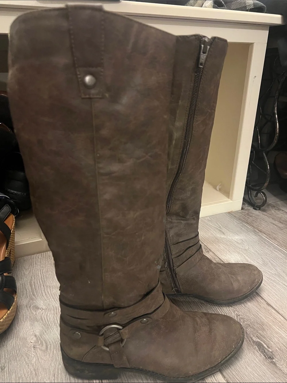 Style & Co. Brown Over-the-Knee Riding Boots
